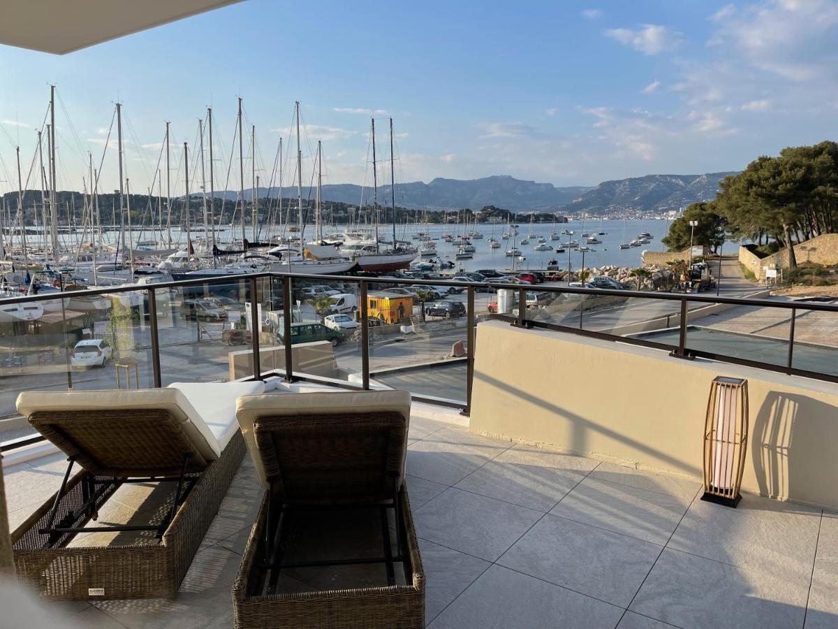 Superbe appartement bord de mer Saint-Mandrier-sur-Mer Buitenkant foto