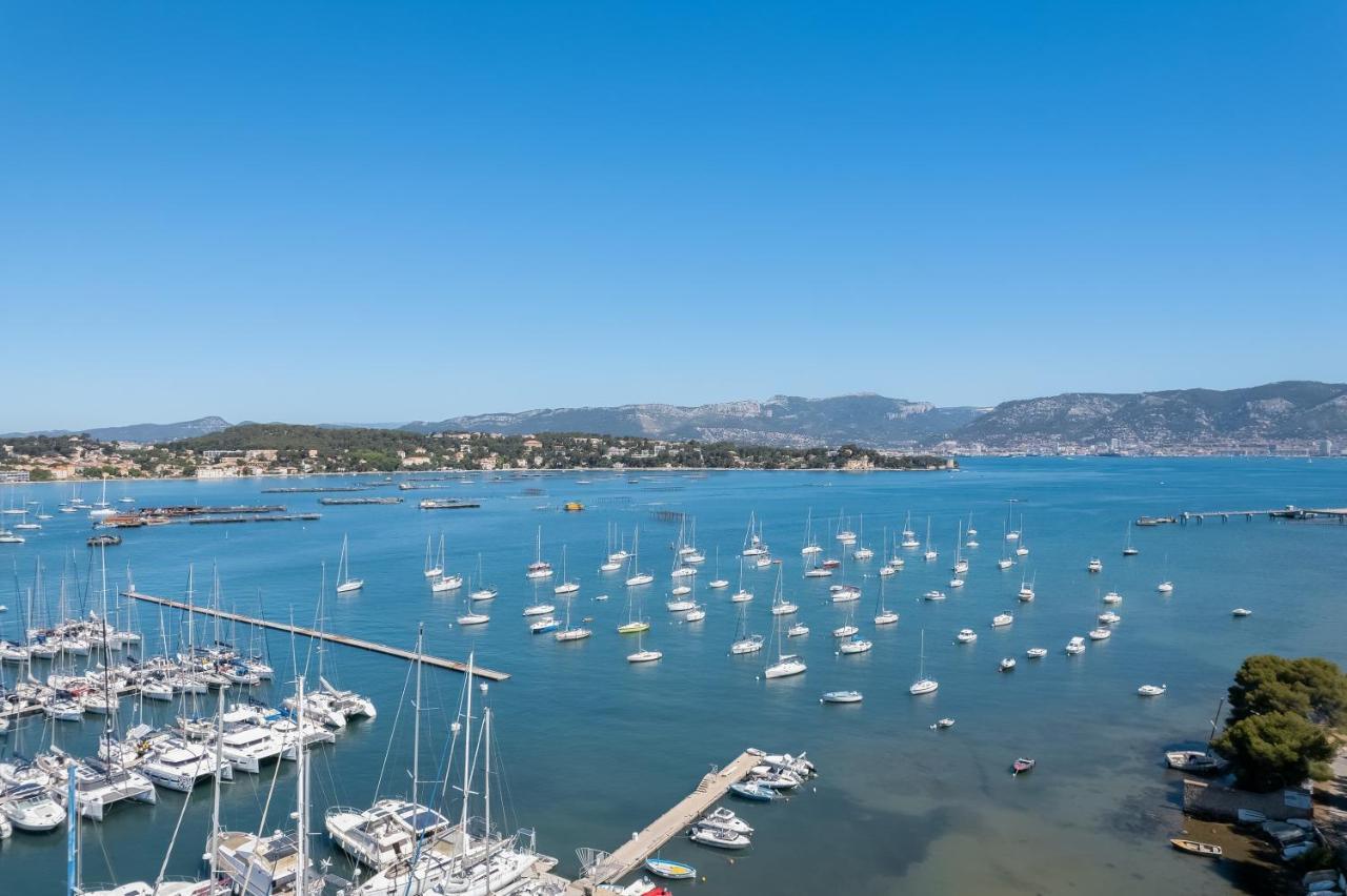 Superbe appartement bord de mer Saint-Mandrier-sur-Mer Buitenkant foto